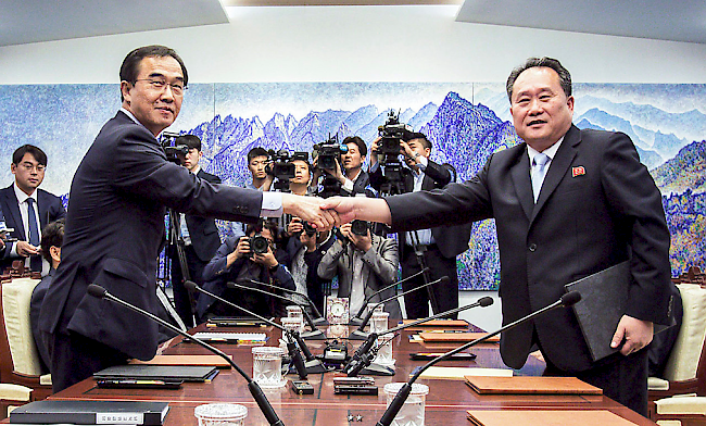 Annäherung. Ranghohe Vertreter Nord- und Südkoreas demonstrieren weiterhin ihre Absicht, die bilateralen Beziehungen beider Länder zu verbessern.