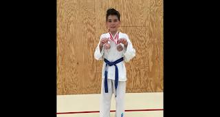 Jonas Bumann gewann an den Wallisermeisterschaften in Sitten zweimal Bronze.