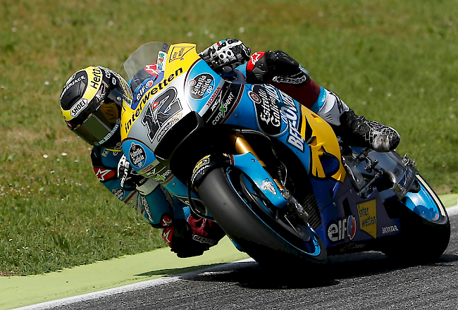 Schon in der 3. Runde war der Grand Prix von Italien für Lüthi zu Ende.