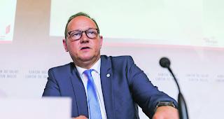 Umstrittenes Zitat. J&uuml;rg Stahl, Pr&auml;sident von Swiss Olympic und des Kandidaturkomitees.  