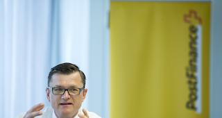 Hansruedi K&ouml;ng, CEO Postfinance, &uuml;ber die geplanten Einsparungen bei der Postfinance.