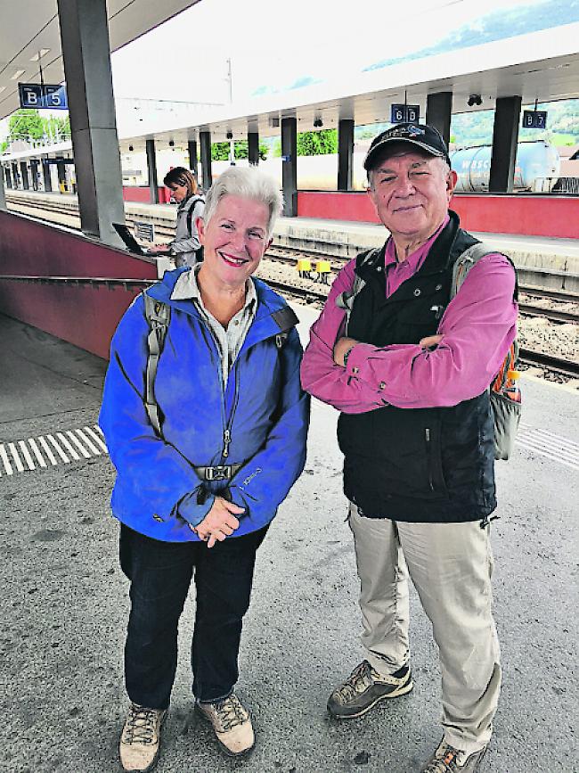 Gestrandet. Charlotte Kranzso und ihr Ehemann.