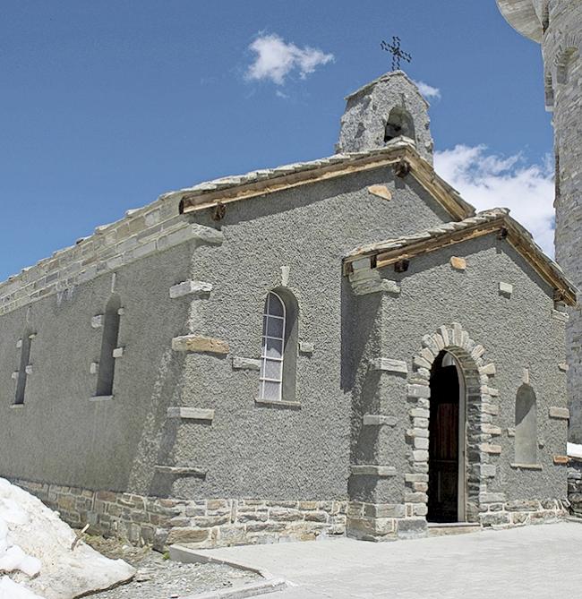 Die Kapelle auf dem Gornergrat.