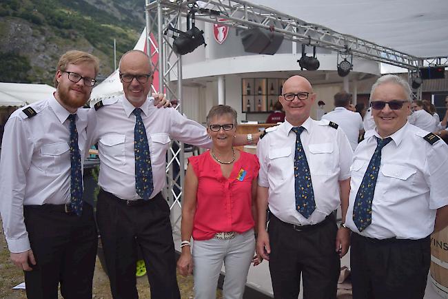 Benjamin Minnig (25), Paul Pichel (59), Marianne Schaller (64), Norbert Schaller (64), Otto Wyssen (68), 
MG «Belalp», Naters.