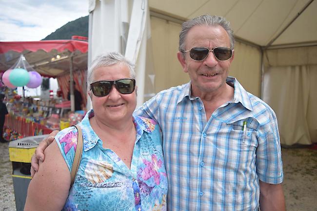 Bernadette (61) und Alois Margelisch (67) aus Ried-Brig.