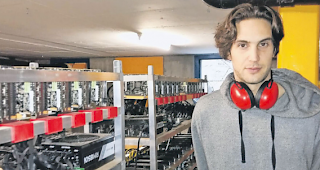 Der Walliser Internet-Unternehmer Ludovic Thomas expandiert mit seinem Unternehmen Alpine Mining von Gondo nach Schweden.