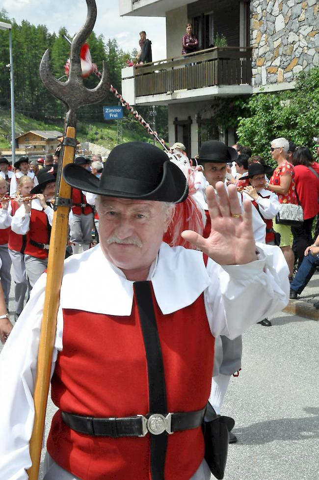 Impressionen des 77. Oberwalliser Tambouren- und Pfeiferfests in Saas-Balen.