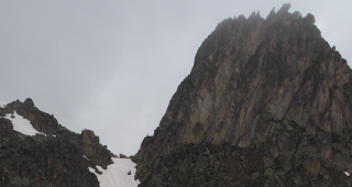 Die Unfallstelle bei der Fen&ecirc;tre d'Arpette