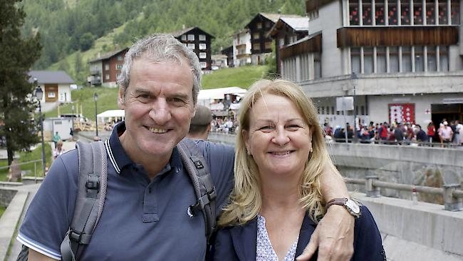 Anton Kost (60) und Claudia Volken (55) aus Brig.