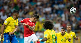 Das umstrittene Tor von Steve Zuber liegt den Brasilianern auf dem Magen.