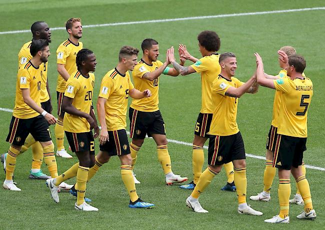 Belgien ist so gut wie sicher für die Achtelfinals qualifiziert.