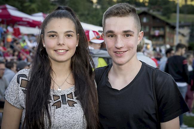 Jessica Schnidrig (16), Glis, Lucca Margelist (15), Baltschieder.