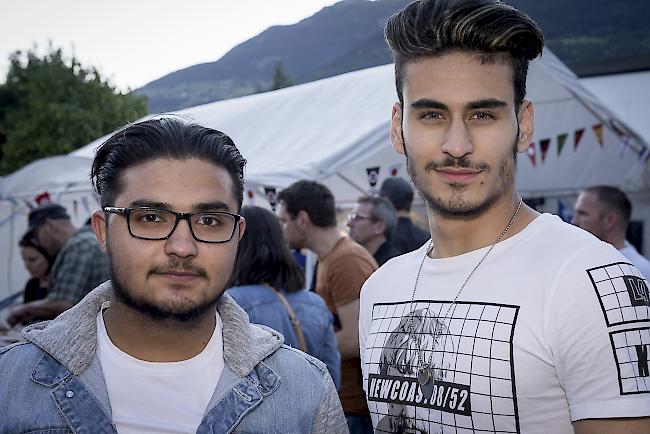 Omarzai Wais (20) und Fattah Amin (20), Naters.