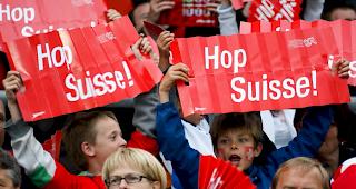 Fans im Jahr 2010 im Tourbillon in Sitten