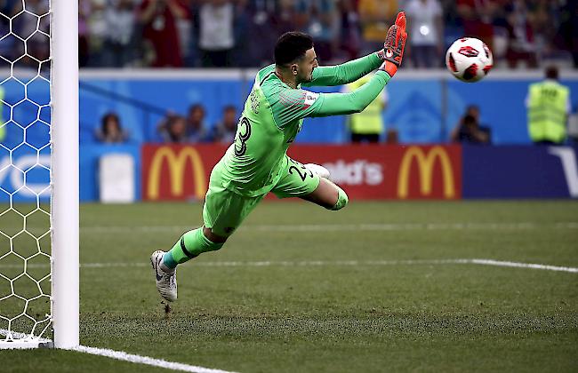 Kroatien-Goalie Daniel Subasic hielt drei Penaltys der Dänen.