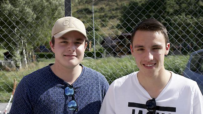 Sandro Arnold (18) und Thierry Zwahlen (19) aus Susten.