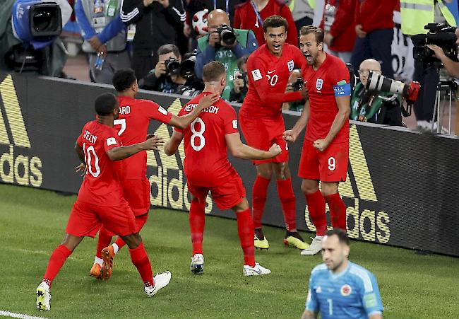 England darf endlich nach dem Elfmeterschiessen an einer WM jubeln.