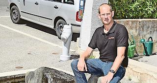 Gemeindepr&auml;sident Schmid muss in die Trinkwasserversorgung investieren.