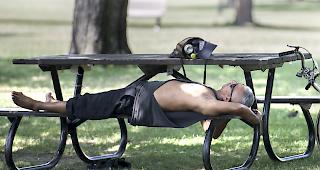 Hitzewelle. Im Osten Kanadas herrschen in diesen Tagen extrem hohe Temperaturen von bis zu 40 Grad.