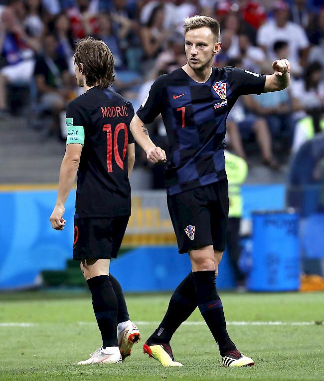 Ivan Rakitic (zusammen mit Modric) verwandelte den entscheidenen Penalty.