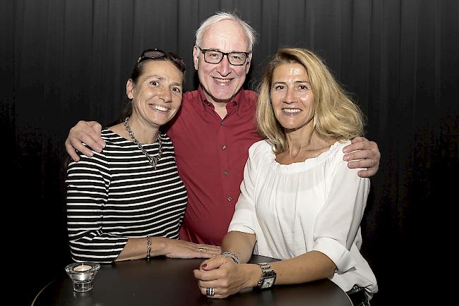 Hanni Manz (48), Mörel, Hansruedi Kämpfen (65) und Karin Hutter (50), Brig.