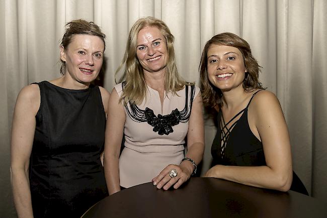 Regula Imboden, Zürich, Judith Bärenfaller, Brig, und Eliane Amherd. Brig/New York.
