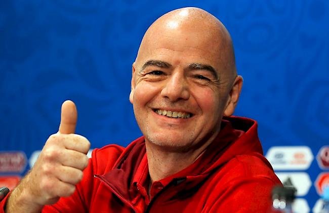 Glücklich. Die Endrunde von Russland 2018 sei die beste WM der Geschichte gewesen, erklärte Fifa-Präsident Gianni Infantino zwei Tage vor dem grossen Finale.