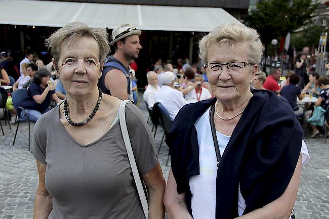 Elsbeth Heynen (74) und Irene Ritz (77) aus Naters.