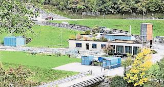 Die ARA in St. Niklaus ist derzeit nur beschr&auml;nkt in Betrieb. Foto Gemeinde St. Niklaus