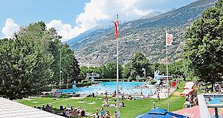 Reibungslos. Auch das Schwimmbad Visp pr&auml;sentiert sich  in hervorragendem Zustand.