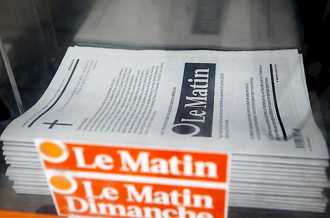 Die letzte Ausgabe von "Le Matin"