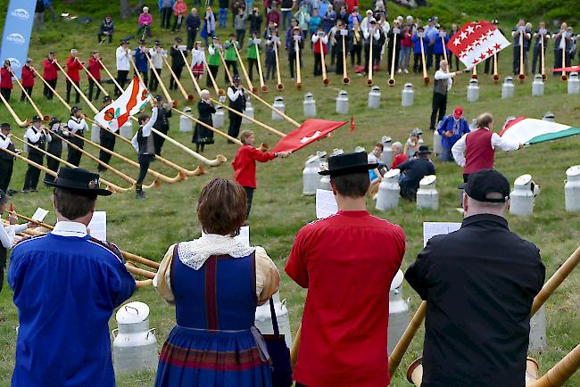 Lebendige Traditionen. Impressionen vom Alphhornfestival in Nendaz.