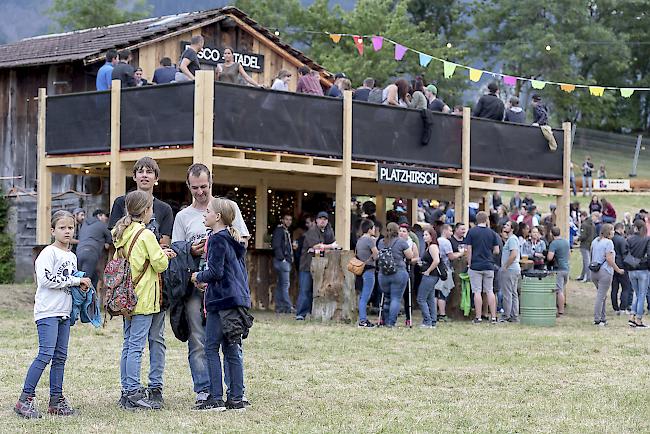 Das Gommer Open Air in Lax hatte zahlreiche Besucher.