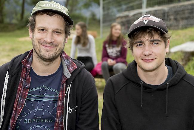 Samuel Schnydrig (35) aus Visp und Frédéric Waldmann (27) aus Glis.