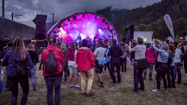 Das Gommer Open Air in Lax hatte zahlreiche Besucher.