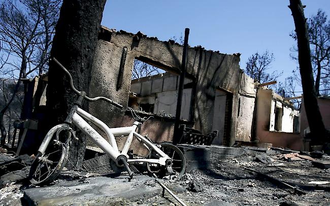 Bei den verheerenden Waldbränden in Griechenland sind am Montag nach Feuerwehrangaben 49 Menschen ums Leben gekommen. (Archiv)