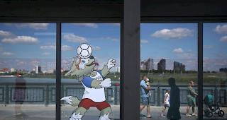 Ein russisches Fan-ID-Center w&auml;hrend der WM