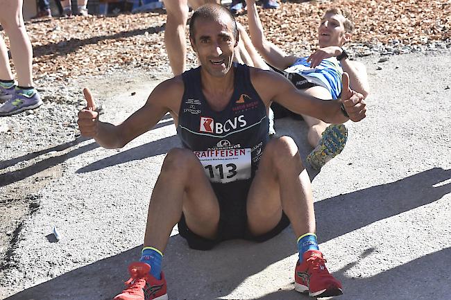 Gezeichnet. Sieger Cesar Costa und der geschlagene Alex Jodidio nach dem Zieleinlauf.