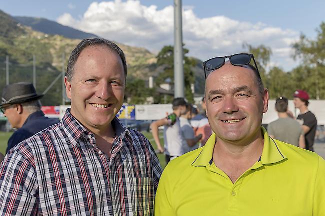 Gilles Cina (47) aus Leuk und Fabian Steiner (51) aus Feithieren.