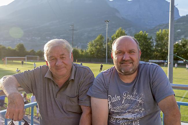 Roger Mathieu (75) und Dietmar Fux (47), Agarn.