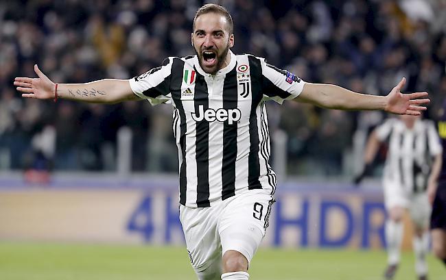 Ciao Juventus. Der Argentinier Gonzalo Higuain geht künftig für die AC Milan auf Torejagd.