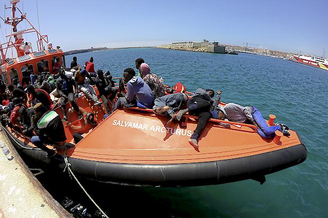 Gefährlicher Seeweg. Laut UNHCR gelangten seit Januar ungefähr 60
