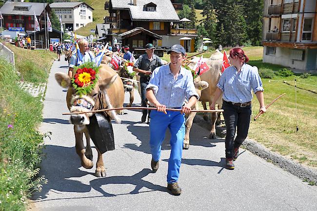 Impressionen des Grossen Älplerfests auf der Riederalp.