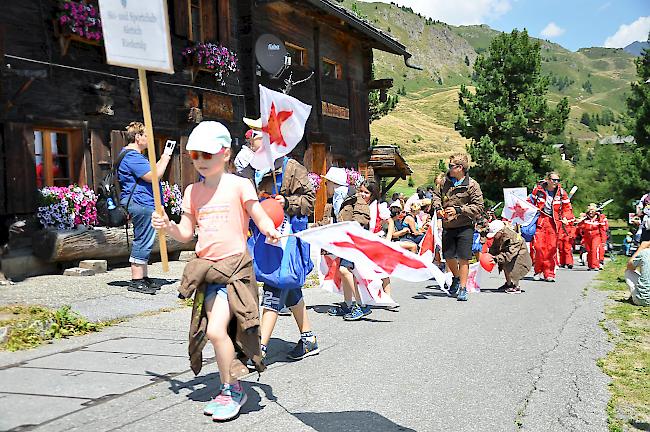 Impressionen des Grossen Älplerfests auf der Riederalp.