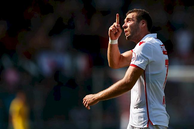 Matchwinner. Pajtim Kasami erzielte für die Sittener zwei Tore beim 3:0-Heimsieg gegen Neuchâtel Xamax.