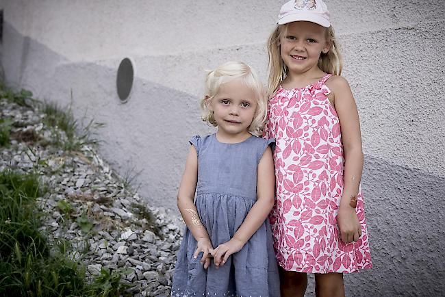 Julia (3) und Maxine Holzer (5), Baltschieder.