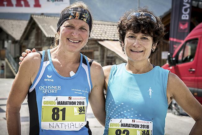 Nathalie Etzensperger (49), Gamsen, und Luzia Näfen (55), Glis.