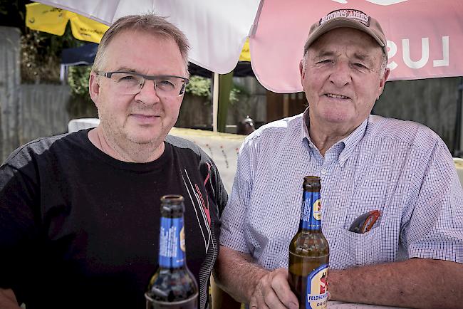 Fredy (54) und Ulrich Lengen (80), Glis.
