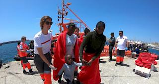 Gef&auml;hrliche Flucht. Seit Jahresbeginn kamen gem&auml;ss offiziellen Angaben knapp 23'000 Fl&uuml;chtlinge &uuml;ber das Meer nach Spanien. (Symbolbild)