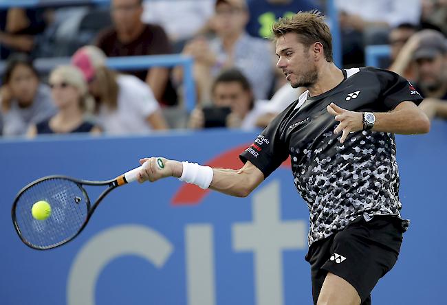 Zurück zu alter Stärke? Stan Wawrinka kämpft sich in Toronto in den Achtelfinal. Hier wartet der Spanier Rafael Nadal.